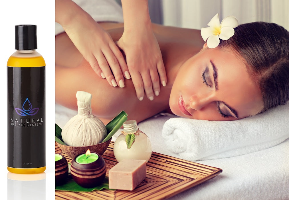Natural Massage & Lube Oil - 4 oz. The Common Scents Natural Massage & Lube Oil - 4 oz. The Common Scents