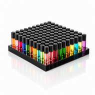 100 x 1/3 oz. Roll On Pure Oils Starter Pack w/ Black Acrylic Display