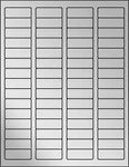 Label Sheets, Silver 1.75" x 0.667" (60 Labels)