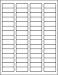 Label Sheets, White 1.75" x 0.667" (60 Labels)