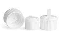 Plastic White Flip Top Caps